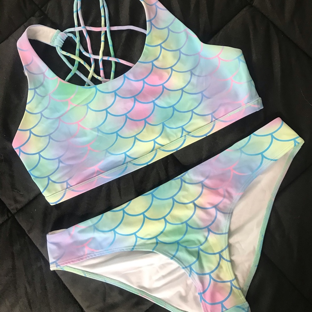 Feed Me Fight Me mermaid bathing suit